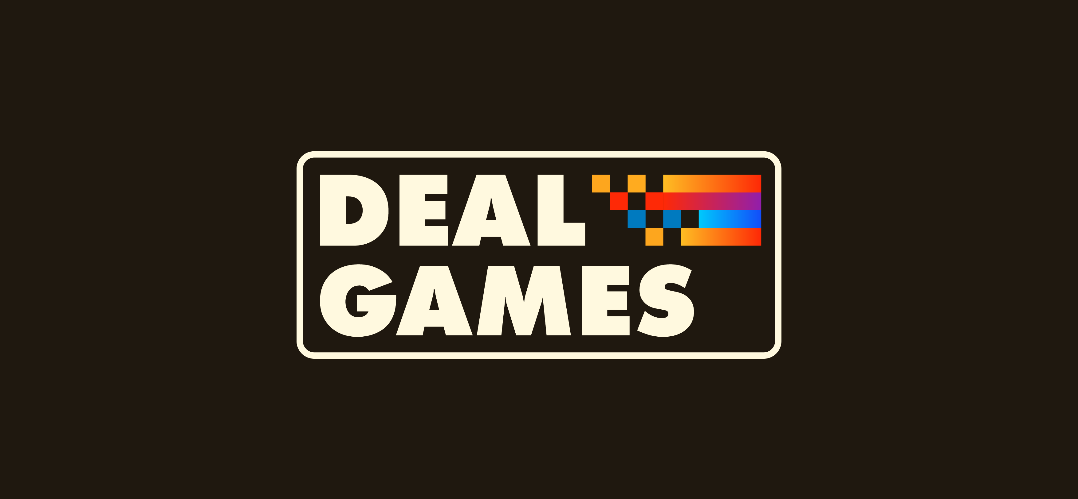 logo deal games sur fond noir